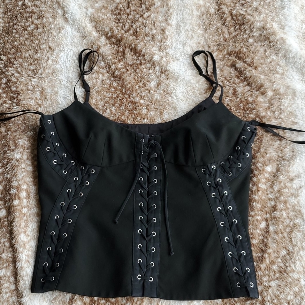 Black Bustier Cami